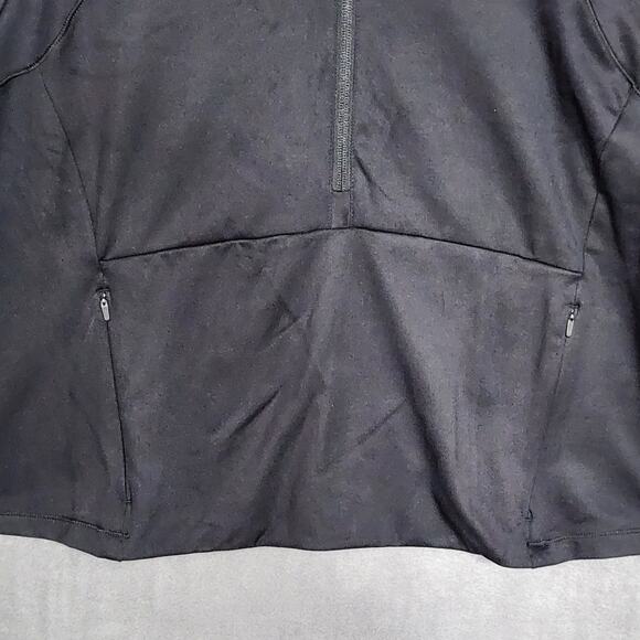 All in Motion Femme Knit 1/2 Zip Jacket Black XXL - Picture 5 of 9
